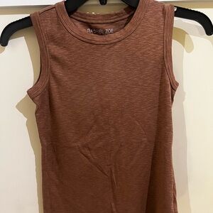 Rachel Zoe Chocolate Brown Tank Top